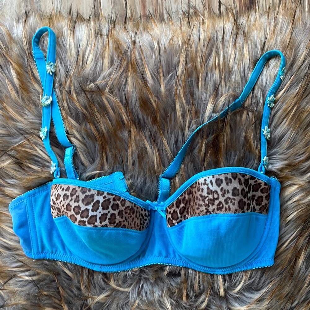 Leopard print bra